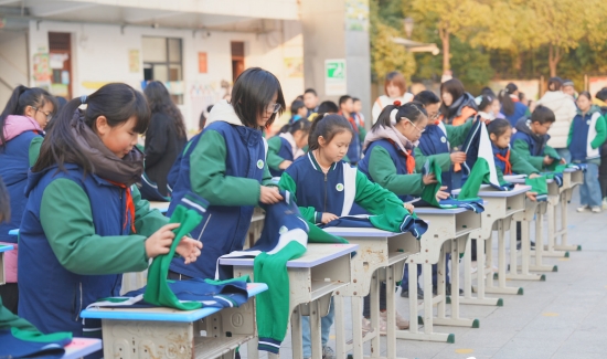 蔡甸小学劳动技能大赛点亮冬日校园